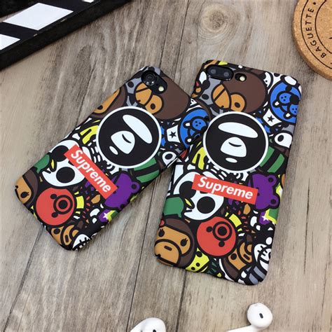 supreme bape phone case 